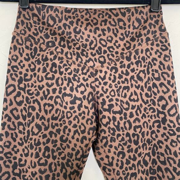 Olympia Activewear Brown Leopard Print Leggings - Picture 2 of 9